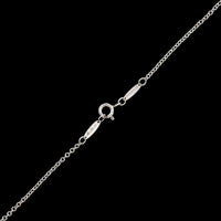 Tiffany & Co. Sterling Silver Estate Elsa Peretti Open Heart Necklace