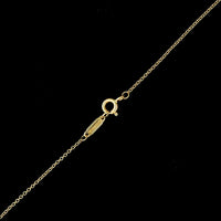 Tiffany & Co. 18K Yellow Gold Estate New York Disc Pendant