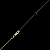 Roberto Coin 18K Yellow Gold Estate Diamond Pave Circle Necklace