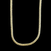 14K Two-tone Gold Estate Wheat Chain