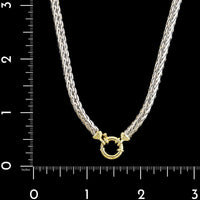 14K Two-tone Gold Estate Wheat Chain