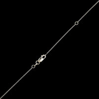 18K White Gold Estate Diamond Palm Tree Pendant Necklace