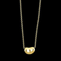 Tiffany & Co. 18K Yellow Gold Estate Elsa Peretti Bean Pendant Necklace