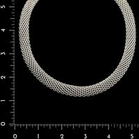 Tiffany & Co. Sterling Silver Estate Somerset Mesh Link Necklace