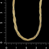 14K Yellow Gold Estate Fancy Link Necklace