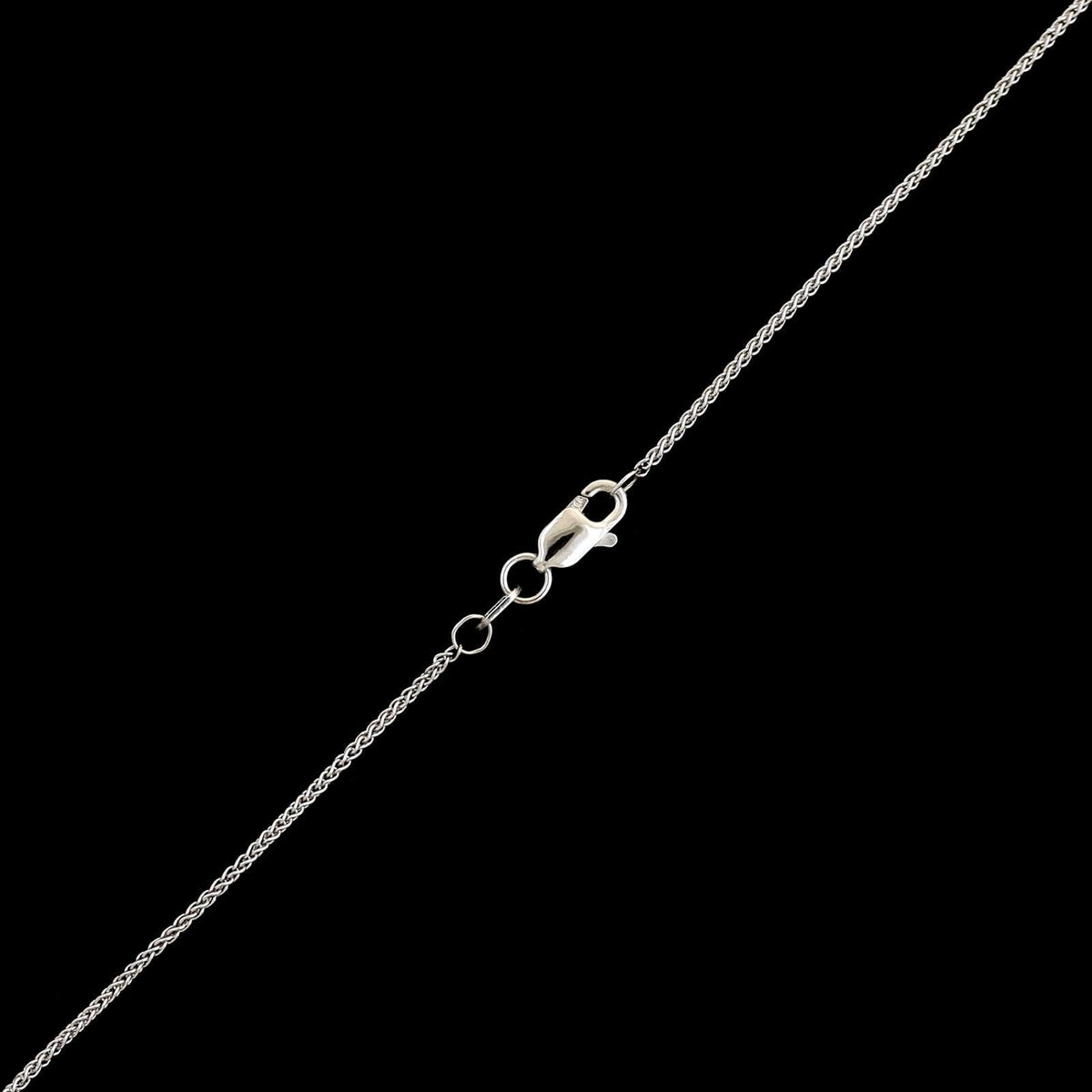 14K White Gold Estate Diamond Necklace