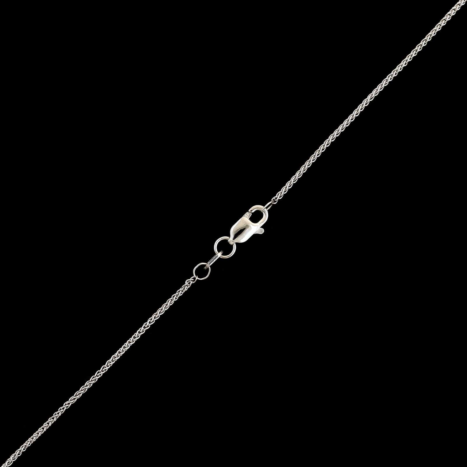 14K White Gold Estate Diamond Necklace