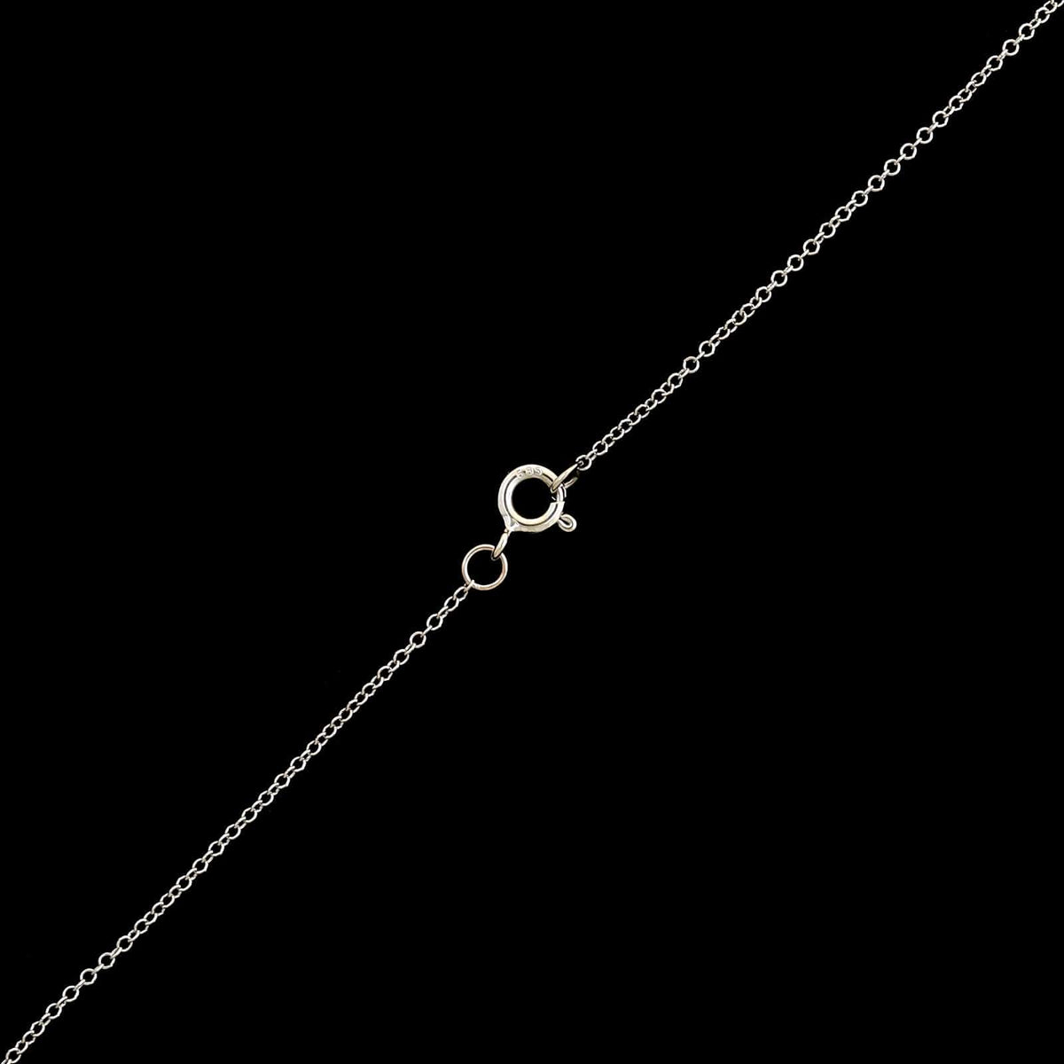 14K White Gold Estate Diamond Necklace