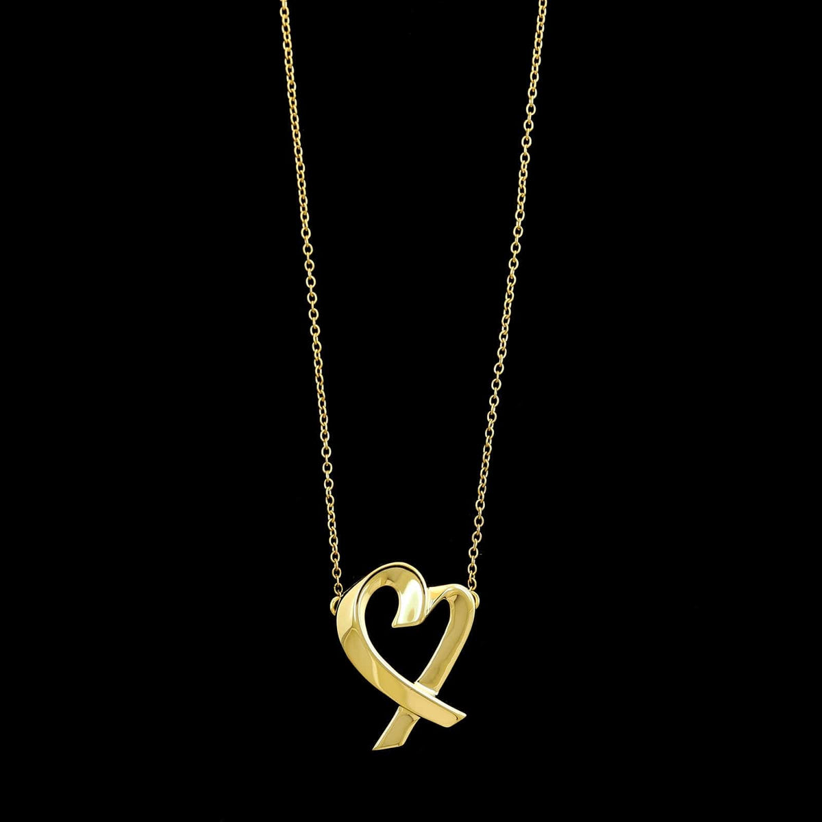 Tiffany & Co. 18K Yellow Gold Estate Paloma Picasso Loving Heart