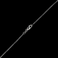14K White Gold Estate Diamond Heart Pendant Necklace