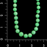 14K Yellow Gold Estate Jadeite Bead Necklace