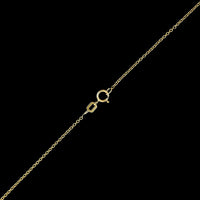 14K Yellow Gold Estate Pearl and Diamond Pendant Necklace