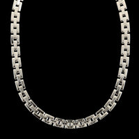 Cartier 18K White Estate Gold Maillon Panthere Diamond Necklace
