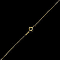 Tiffany & Co. 18K Yellow Gold Estate Amethyst Olive Leaf Necklace