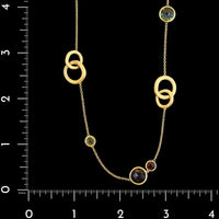 Marco Bicego 18K Yellow Gold Estate Gemset Jaipur Necklace