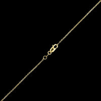 14K Yellow Gold Estate Ruby and Diamond Pendant
