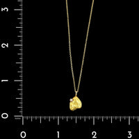 14K and 20K Yellow Gold Estate Diamond Pendant Necklace