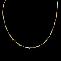Marco Bicego 18K Yellow Gold Estate Diamond Marrakech Necklace