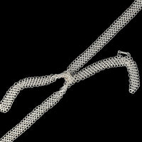 Tiffany & Co. Sterling Estate Silver Elsa Peretti Mesh Bib Necklace