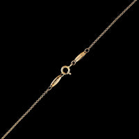 Tiffany & Co. Elsa Peretti 18K Rose Gold Estate Open Heart Pendant Necklace