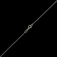 14K White Gold Estate Diamond Three Stone Pendant Necklace