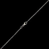 14K White Gold Estate Starfish Pendant Necklace