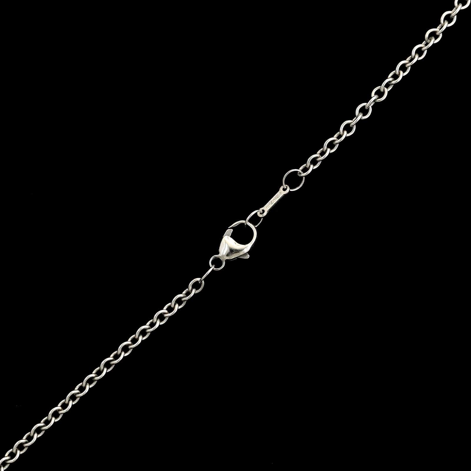 Tiffany & Co. Paloma Picasso Sterling Silver Estate Cultured Freshwater Pearl Olive Leaf Tassel Necklace