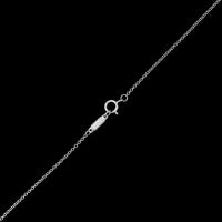 Tiffany & Co. Platinum Estate Diamond Open Circle Pendant Necklace