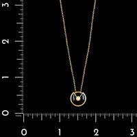 Cartier 18K Yellow Gold Estate Onyx and Diamond Amulette De Cartier XS Necklace