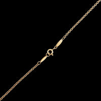 Tiffany & Co. 18K Rose Gold Estate Elsa Peretti Cultured Pearl Open Heart Lariat Necklace