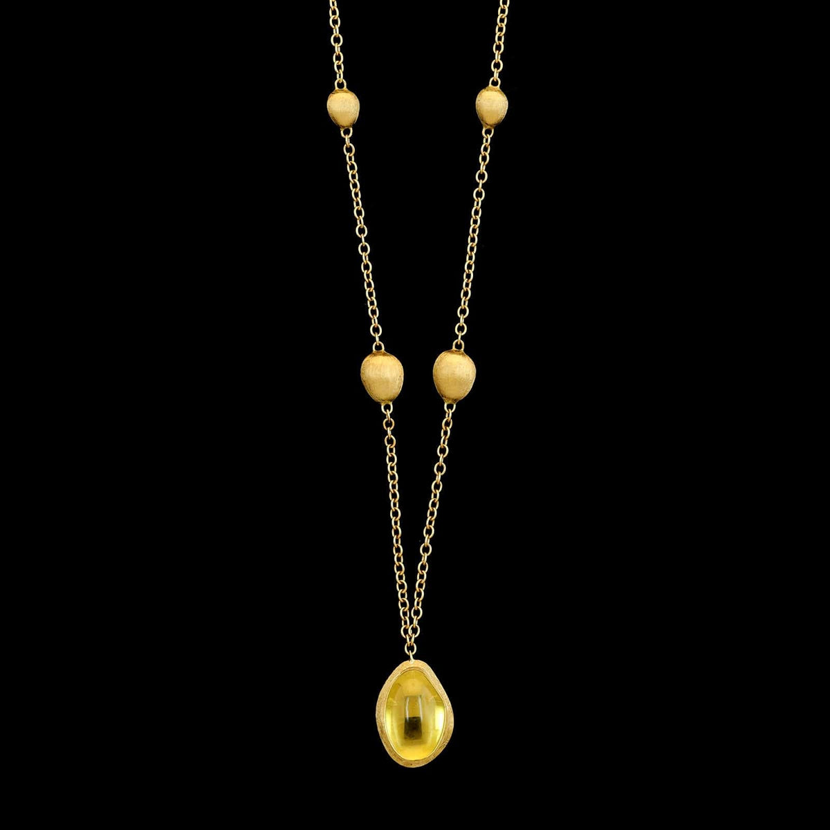 Marco Bicego 18K Yellow Gold Citrine Neckace