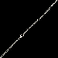 Cartier 18K White Gold Estate Diamond Love Pendant Necklace