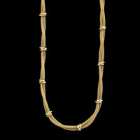 Roberto Coin 18K Tricolor Gold Necklace