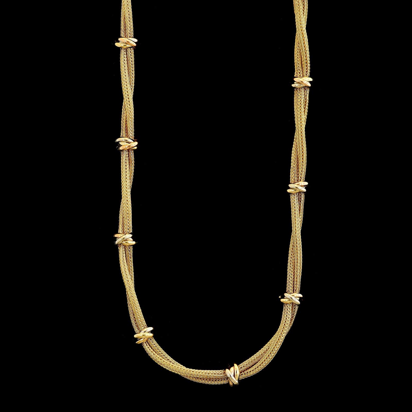 Roberto Coin 18K Tricolor Gold Necklace