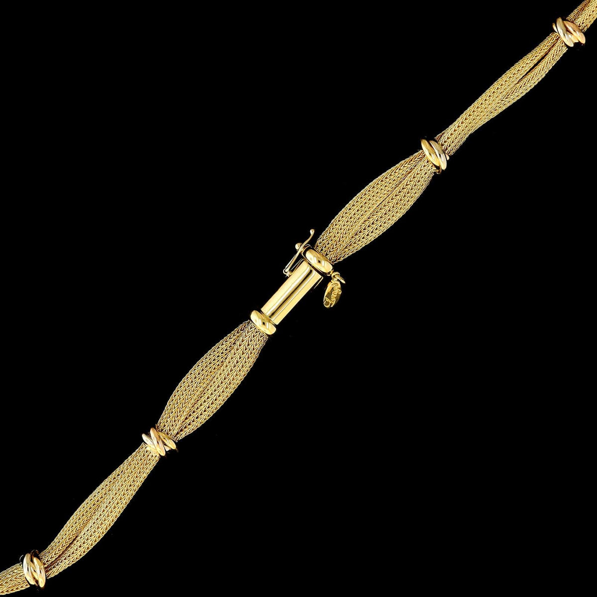 Roberto Coin 18K Tricolor Gold Necklace