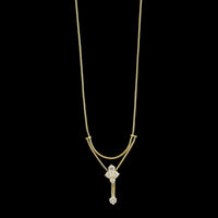 Jose Hess 18K Yellow Gold Estate Diamond Necklace