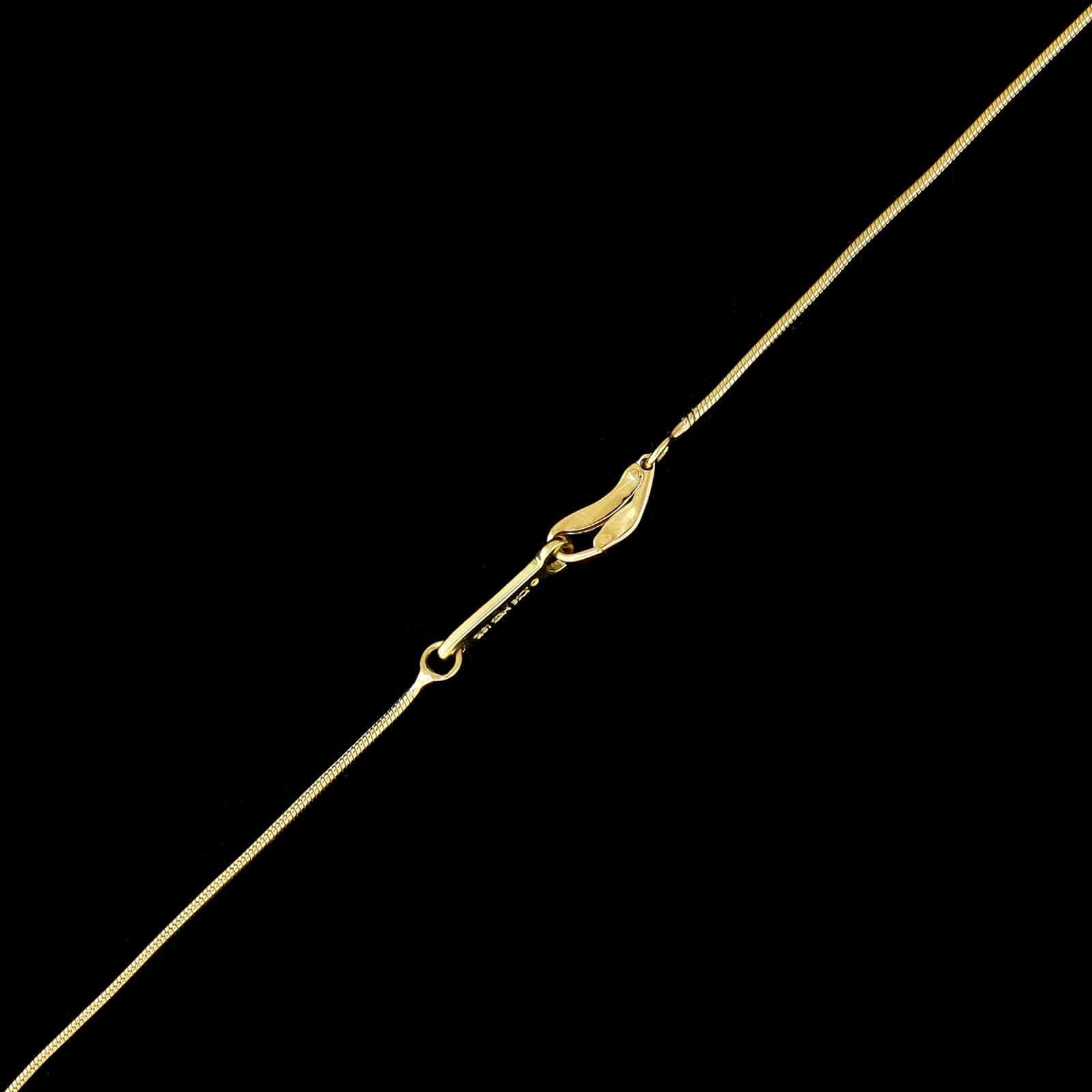 Jose Hess 18K Yellow Gold Estate Diamond Necklace
