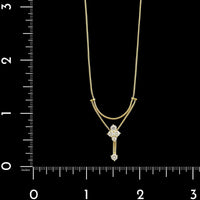 Jose Hess 18K Yellow Gold Estate Diamond Necklace