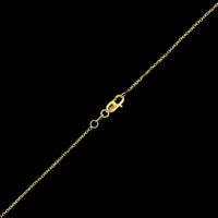 18K Yellow Gold Estate Coral Pendant Necklace