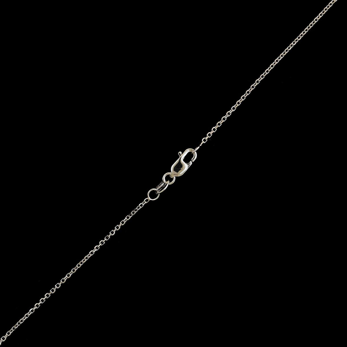 14K White Gold Estate Pearl and Diamond Pendant Necklace&nbsp;