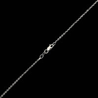 14K White Gold Estate Tanzanite Pendant Necklace