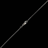 14K White Gold Estate Snowflake Diamond Pendant Necklace