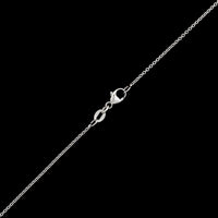 14K White Gold Estate Amethyst and Diamond Pendant Necklace