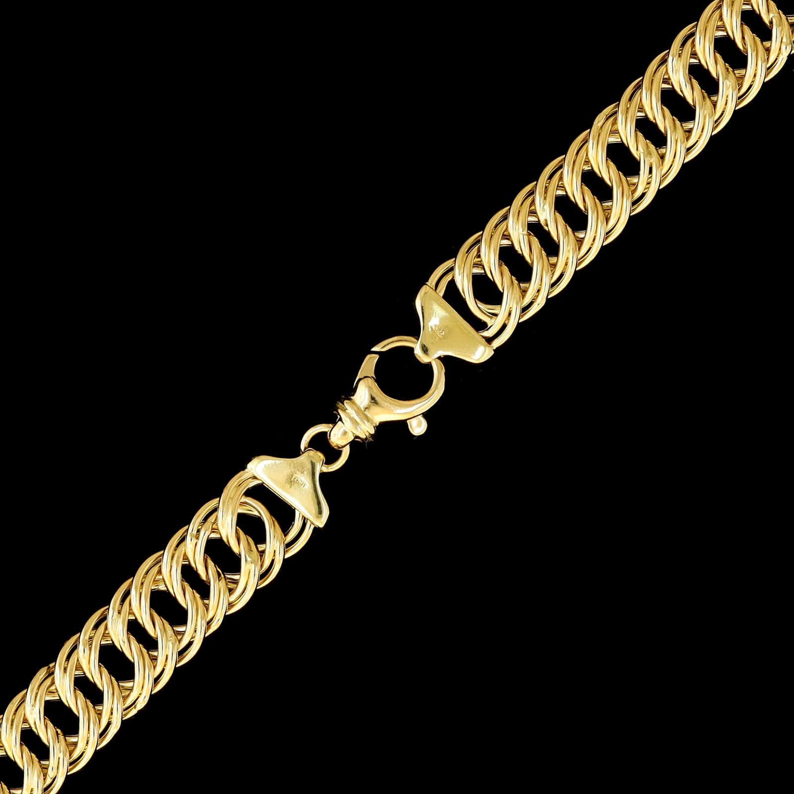 14K Yellow Gold Estate Graduated Link Necklace – Long's Jewelers