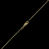 14K Yellow Gold Estate Blue Zircon and Cultured Pearl Pendant Necklace