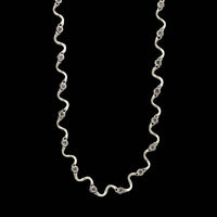 14K White Gold Estate Diamond Necklace