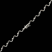 14K White Gold Estate Diamond Necklace