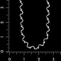 14K White Gold Estate Diamond Necklace