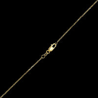 18K Yellow Gold Estate Presiolite Pendant Necklace