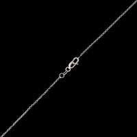 18K White Gold Estate Diamond Pendant Necklace
